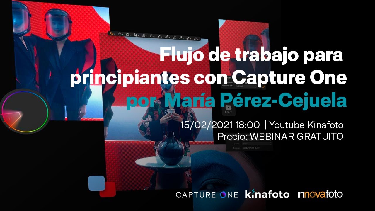 Flujo de trabajo en Capture One 21 para principiantes con María Pérez-Cejuela