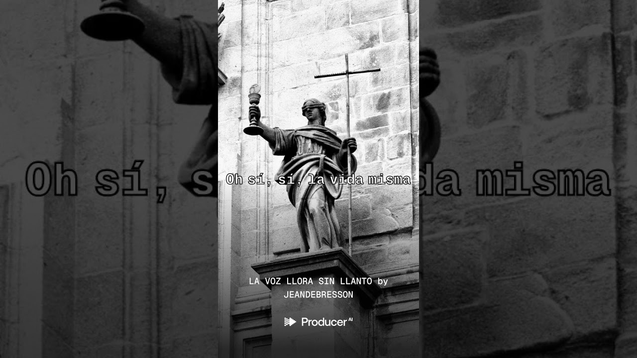 LA VOZ LLORA SIN LLANTO #lays #aicomposed #medievalmodernpoems #romanceros #cantautor