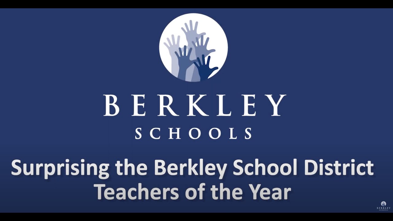 Congratulations to the Berkley Schools Teachers of the Year