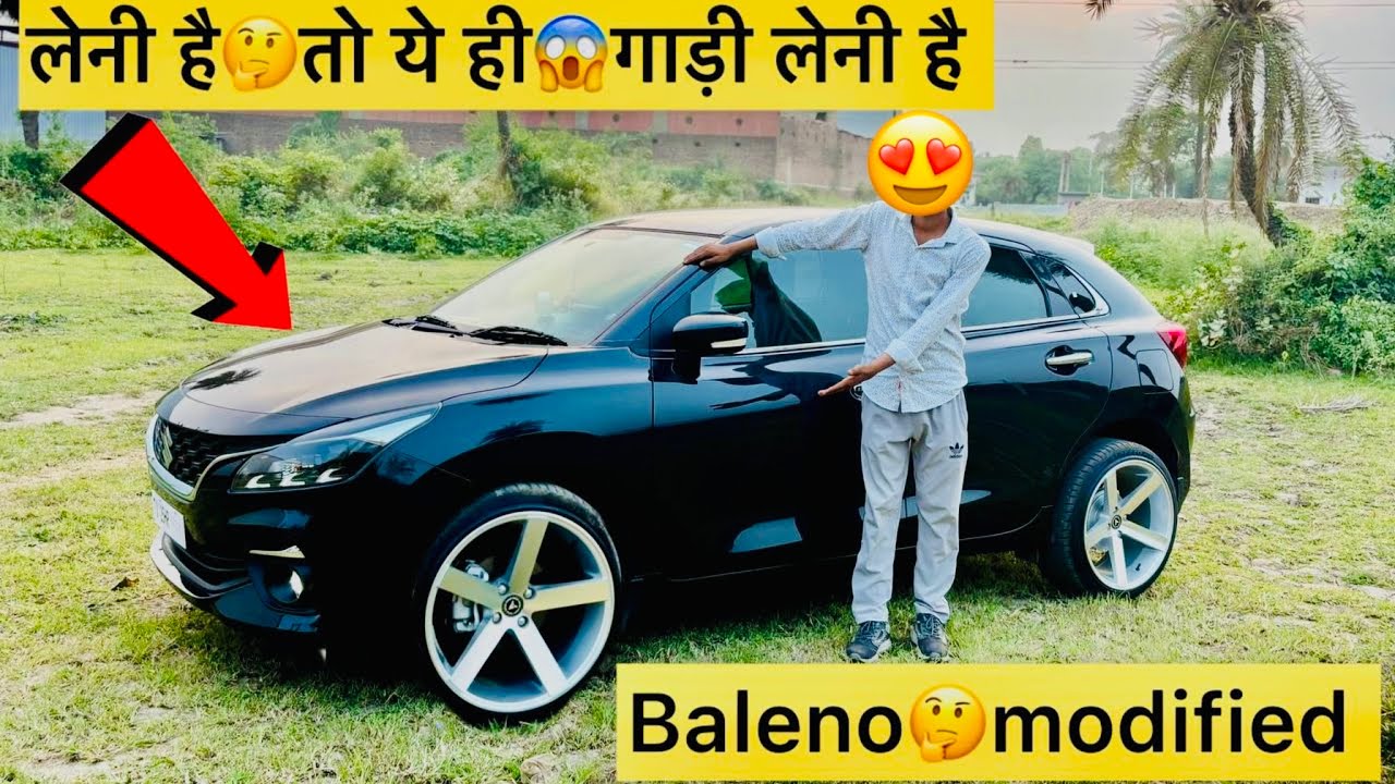 Baleno😱में लगाव दिए 18inch Alloywell✅musicsystem मजा🔥आ गया 2. लाख लगा💰दिए गाड़ी में #alloywheels 
