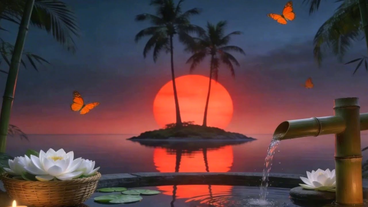 Relaxing Spa Music - Beautiful Peaceful, Calm Music, Meditation, Nature Sounds, Bamboo Water Sounds