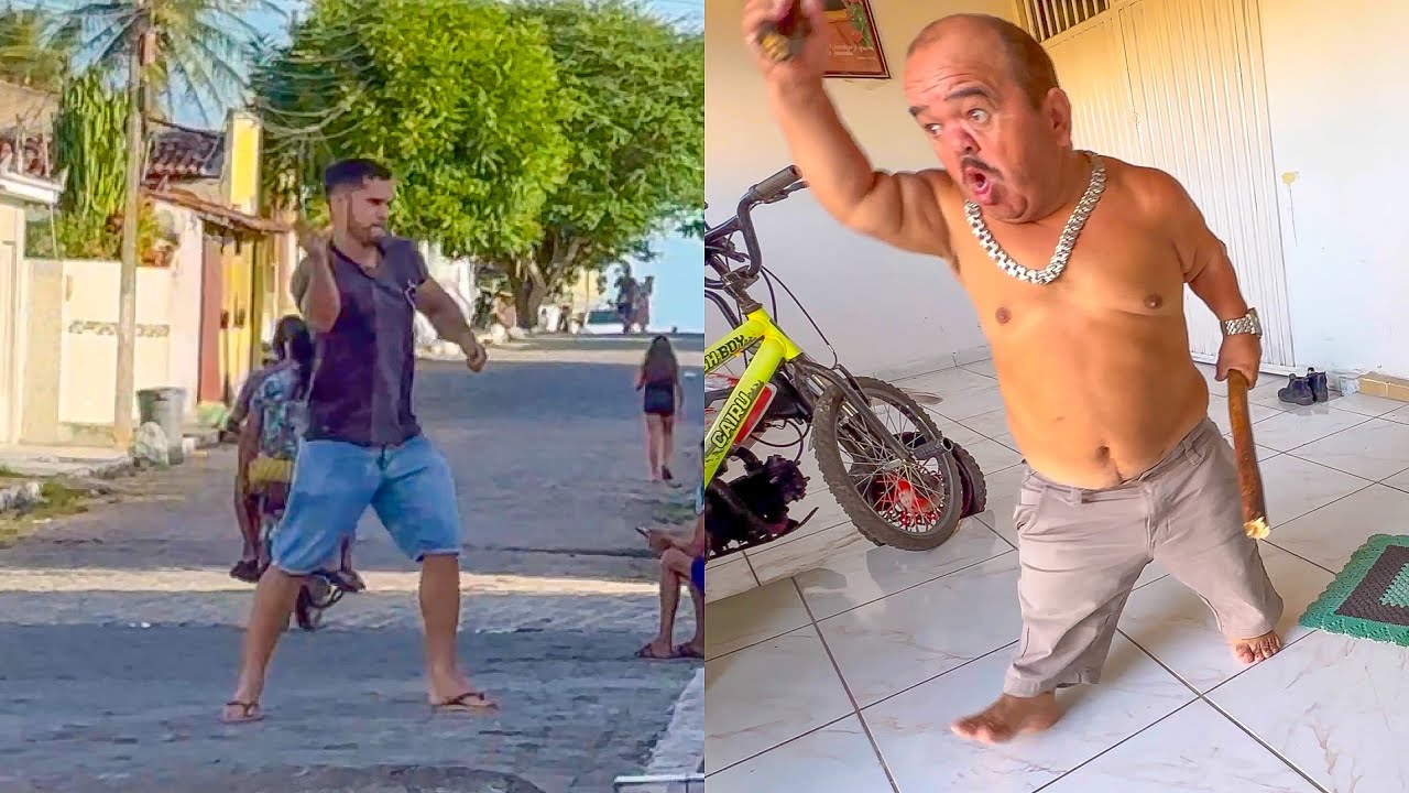 LEÔNCIO DÁ PEDRADA NO PORTÃO DE PILILIU ENQUANTO ELE DORMIA 🤣 | PILILIU DA RESENHA