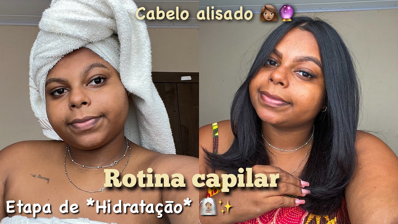ROTINA CAPILAR 👩🏽 | * minha finalização usando fonte de calor * ✨