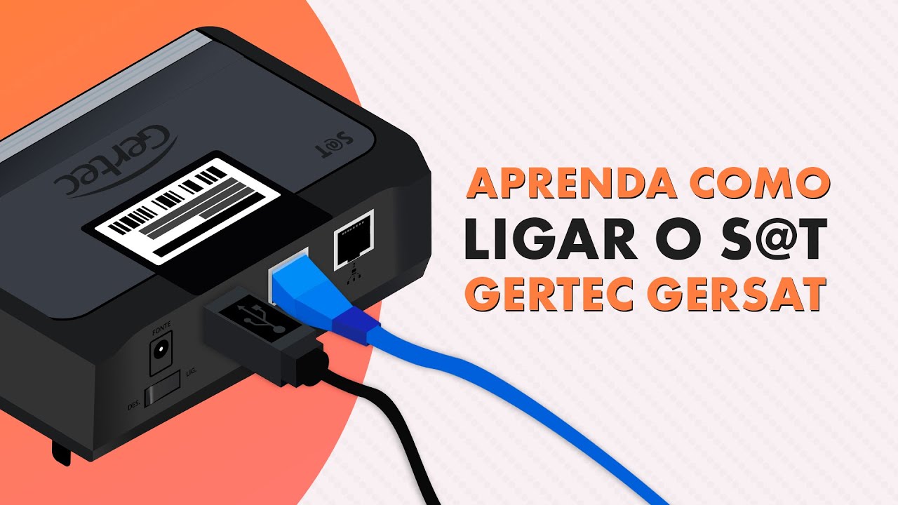 Como ligar o SAT Gertec Gersat?
