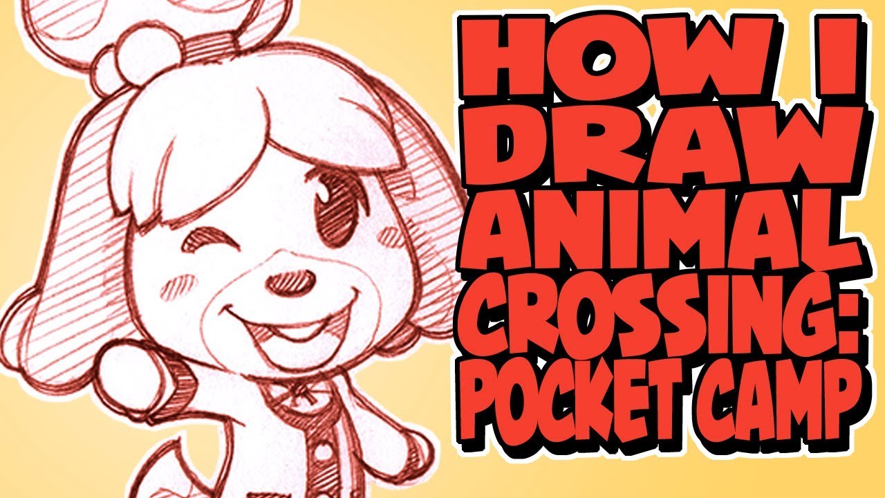 How I Draw Animal Crossing: Pocket Camp | Isabelle