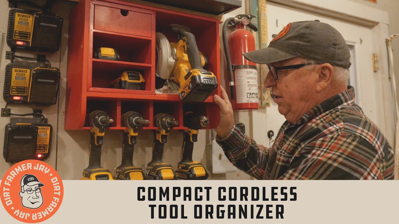 Compact Cordless Tool Organizer