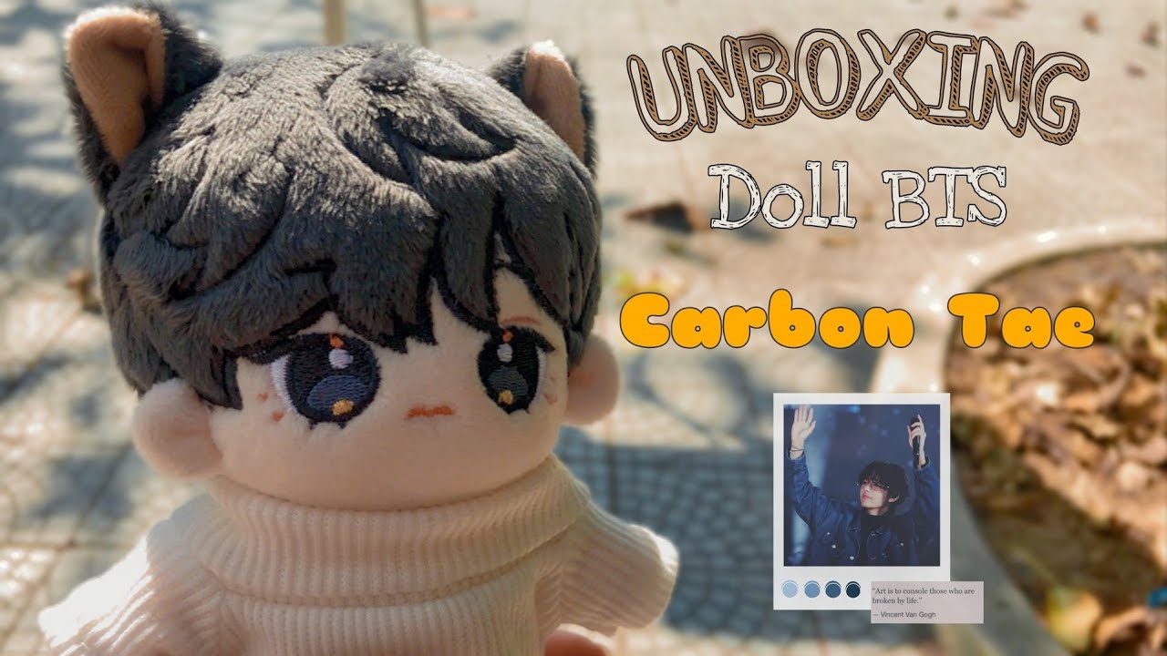 [UNBOXING] Doll Taehyung BTS | 🍚 CARBON TAE 🍚 | 15cm