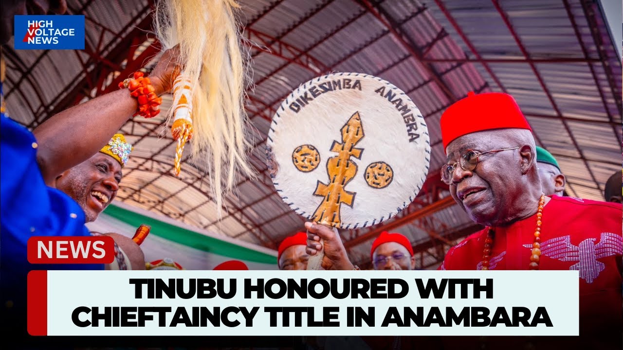 TINUBU'S CHIEFTAINCY CONFERMENT CEREMONY