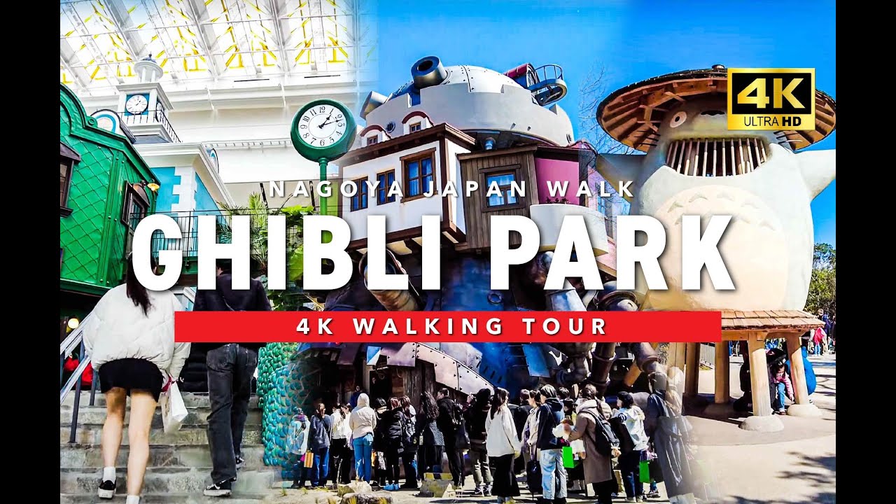[🇯🇵 Nagoya💖] Walking in Ghibli Park in 1 hour 4K 60fps ASMR