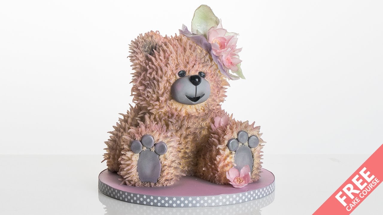 Vintage Teddy Bear | Cake Tutorial | CakeFlix