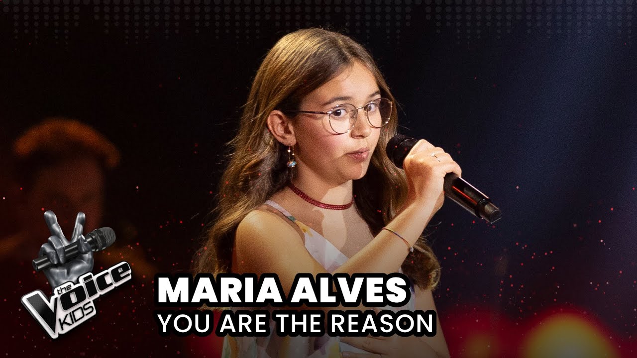 Maria Alves - “You Are The Reason” | Provas Cegas | The Voice Kids Portugal 2025