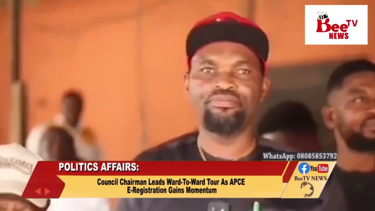 Council Chairman Leads Ward-to-Ward Tour As APCE E-Registration Gains Momentum.