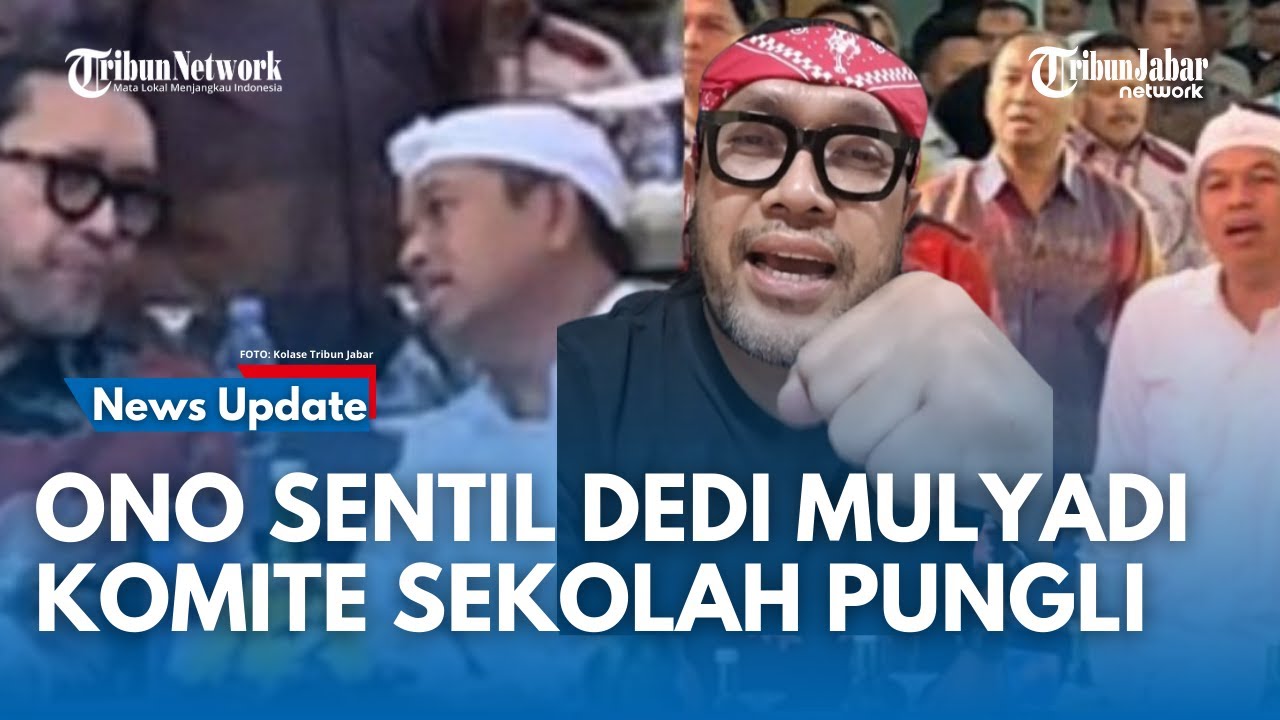 SERANG BALIK Ono Surono Sentil Kang Dedi Mulyadi, Komite Sekolah SMKN 13 Bandung Pungli Dibiarkan
