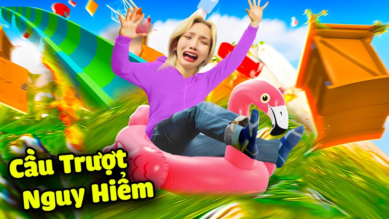 Nếu Mình Bị Rơi Xuống CẦU TRƯỢT NGUY HIỂM Nhất Roblox Thì Sẽ Như Thế Nào !?