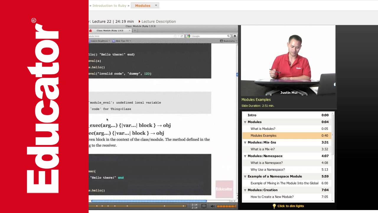 Ruby: Modules