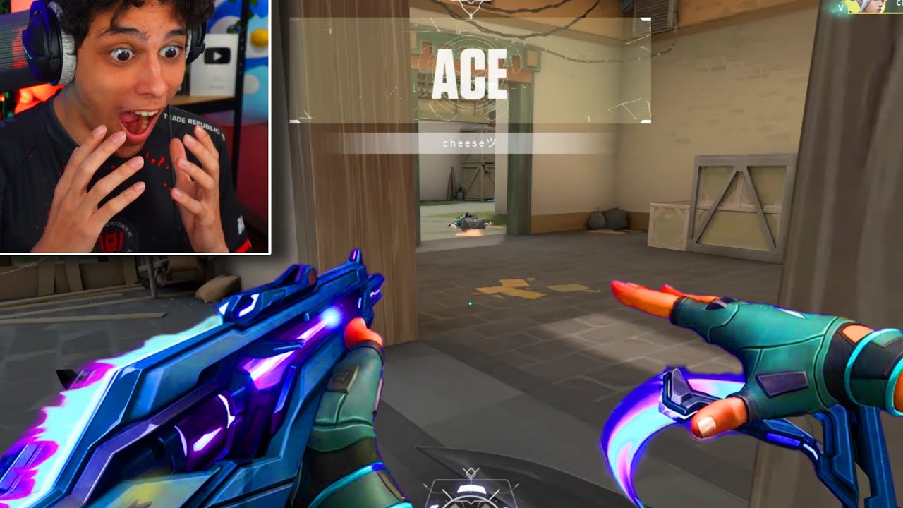 JE TEST LES NOUVEAUX SKIN VALO!!! (trop sous côté)