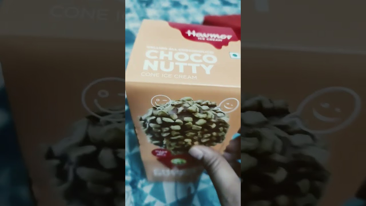 Choco Nutty Cone Ice Cream | Havmor Havfunn |Havmor Ice Cream | Unwrapping Ice Cream#shorts#cone