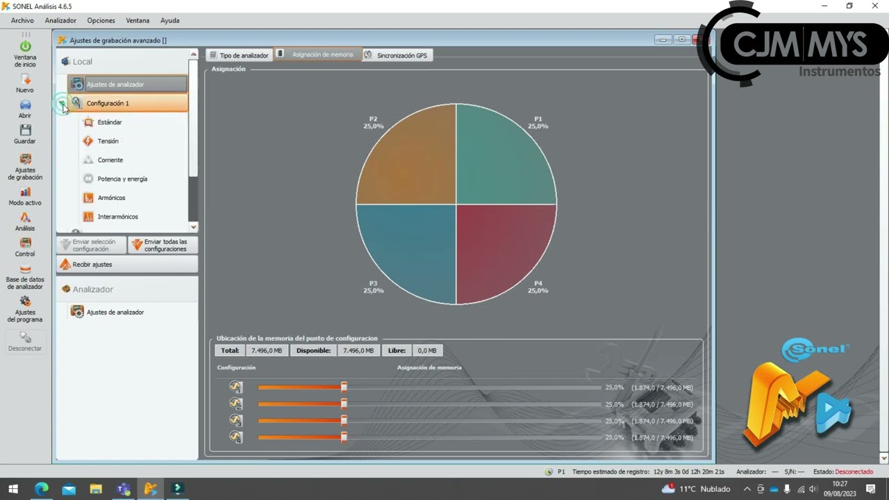 PQM-710 Configuración