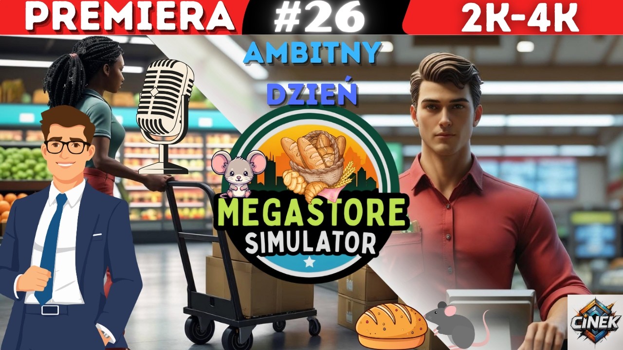 AMBITNY DZIEŃ🆕🏪MEGASTORE SIMULATOR #26 #simulator #gameplay #letsplay #games