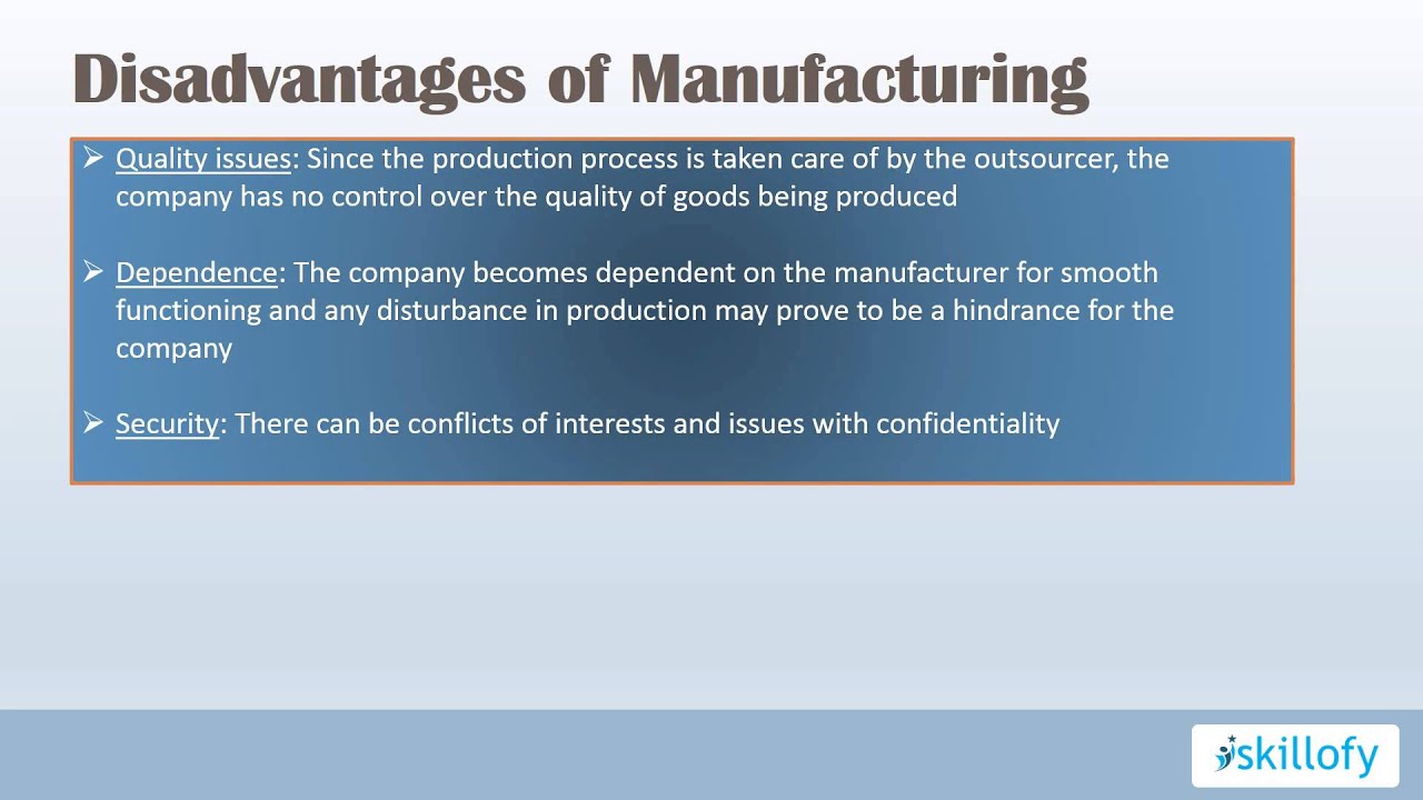 Manufacturing Outsourcing