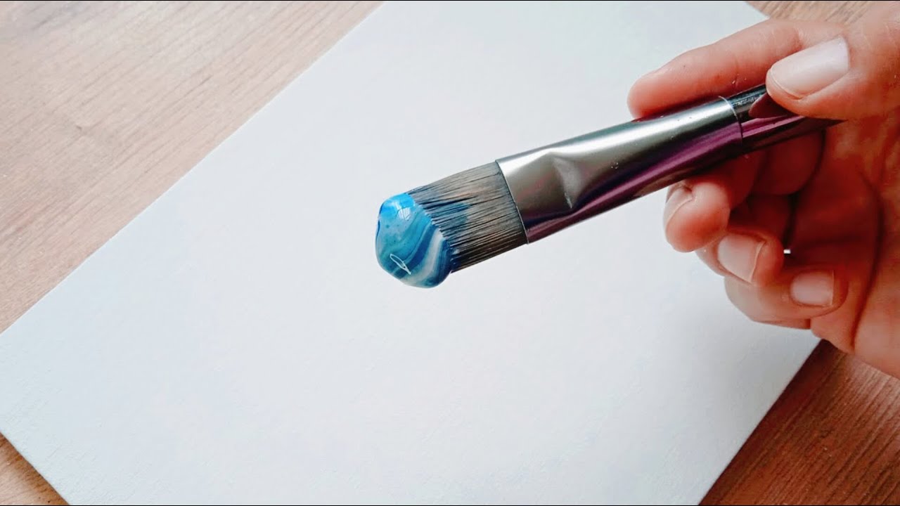 How to paint with 3 colors Very Easily / Acrylic Painting for Beginners