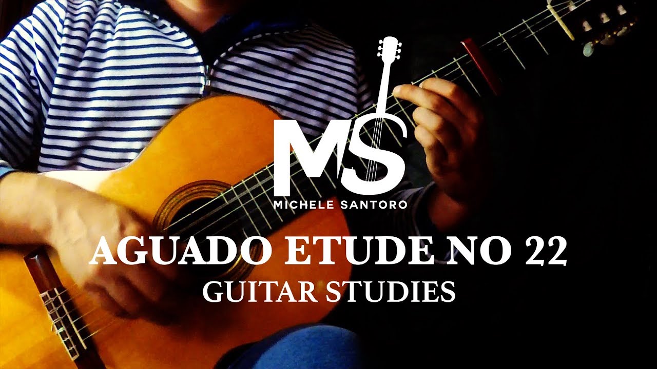 Aguado - Etude no 22 in A major - Studi di chitarra- Michele Santoro