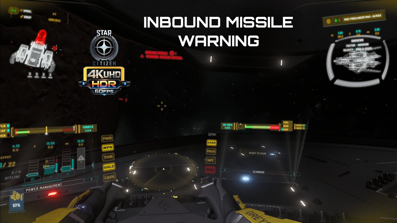 Star Citizen IMMERSION - 4K HDR RTX HOTAS Cinematic Flight Fight and Trade
