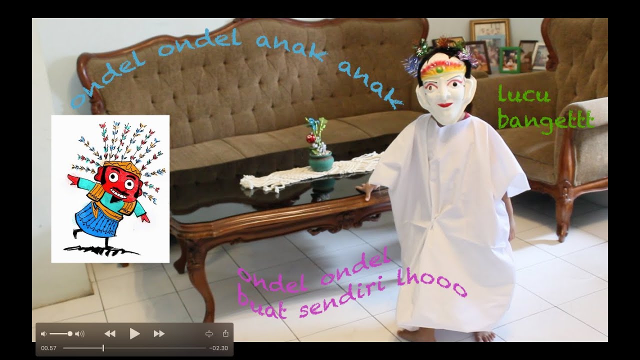 ondel ondel | ada ondel ondel di rumah | diy ondel ondel
