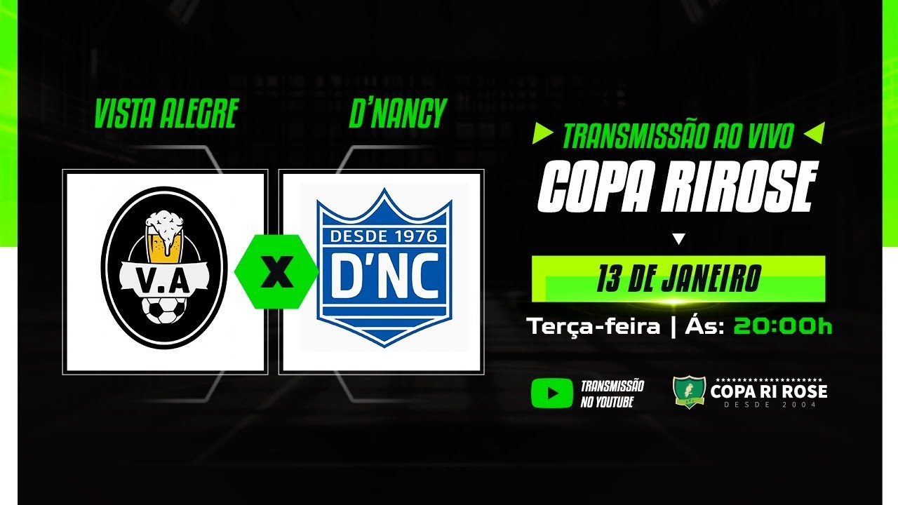 Vista Alegre x D'Nancy | Fase de Grupos | Copa Ri Rose de Futsal 2026