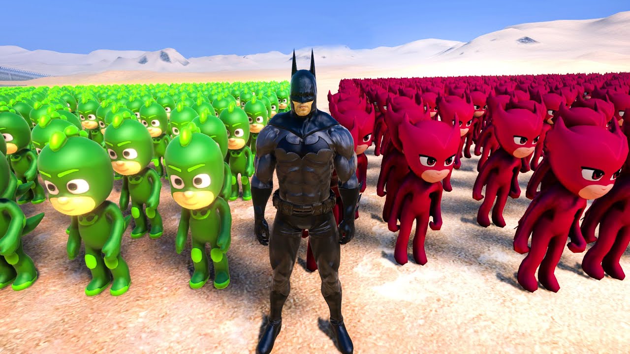 BATMAN VS PİJAMASKELİLER 😱 - UEBS