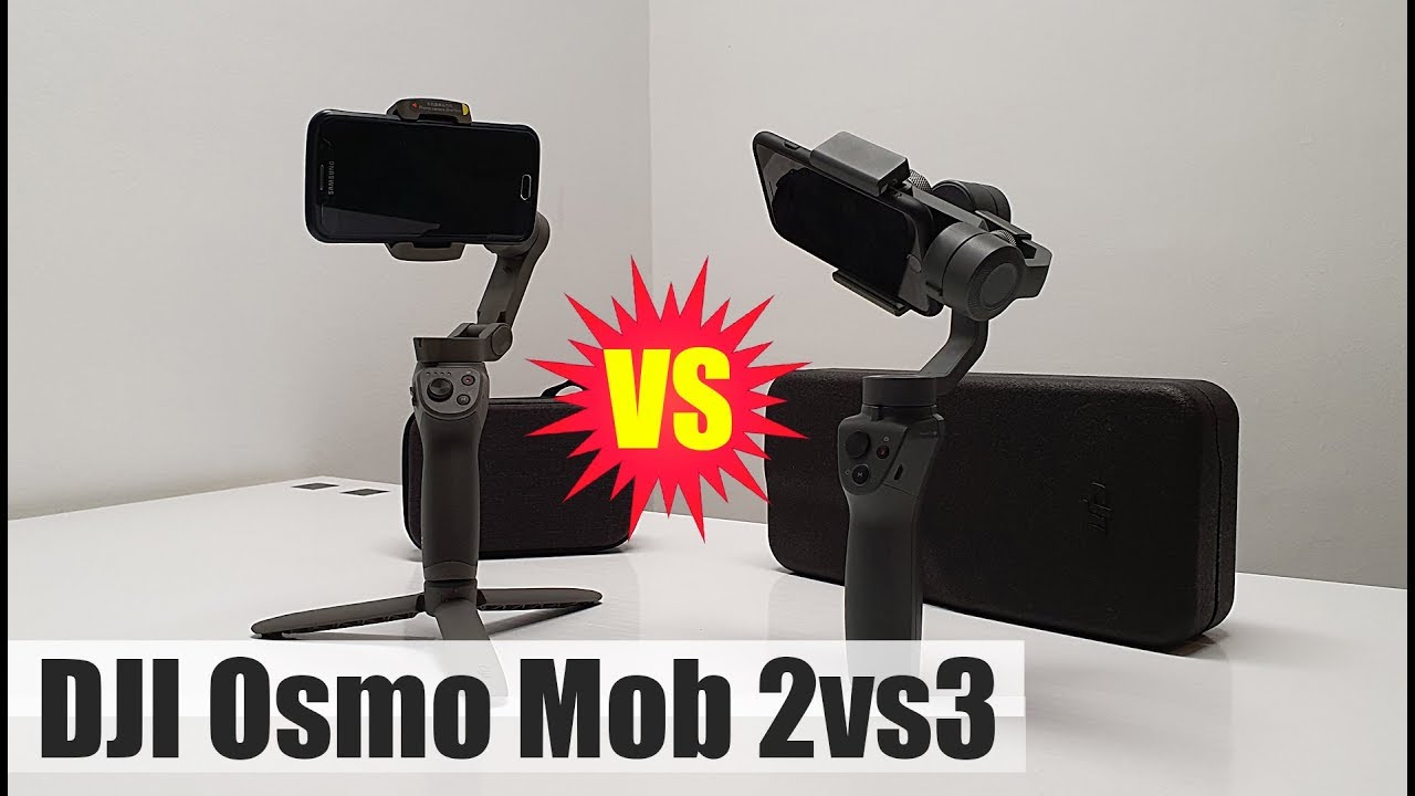 DJI OSMO Mobile 3 VS 2 📱 Now is portable but... 👿