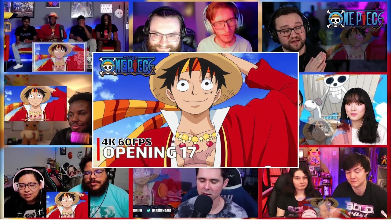 One Piece Opening 17 | Reaction Mashup [Wake up!] (Op 17 ワンピース)
