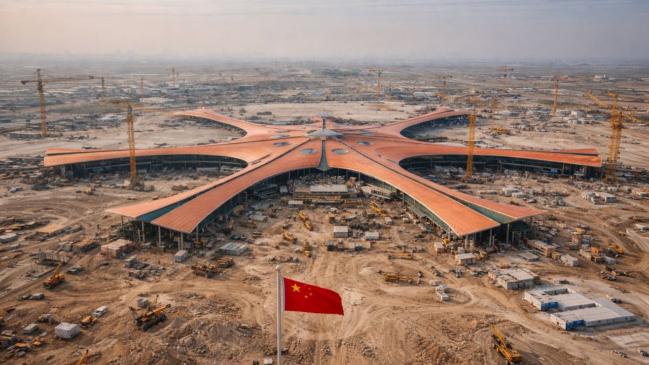 Cómo se Construyó el Aeropuerto Más Grande del Mundo desde Cero en Pocos Años (Proceso Completo)