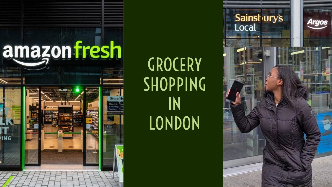 How Much Groceries Cost in London | Amazon Fresh | Sainsbury's | Wembley Park
