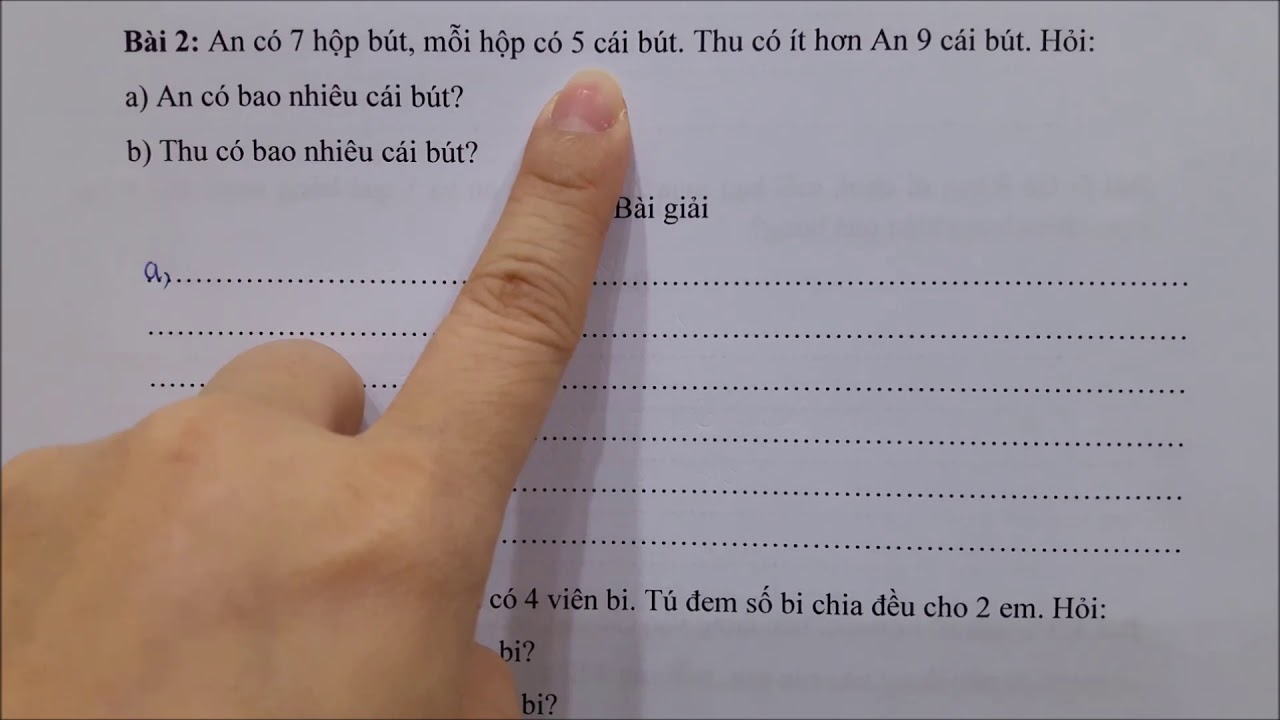 Toán lớp 2 - Luyện tập một số bài toán lời văn. Đk học cô Lan 0968 035 669