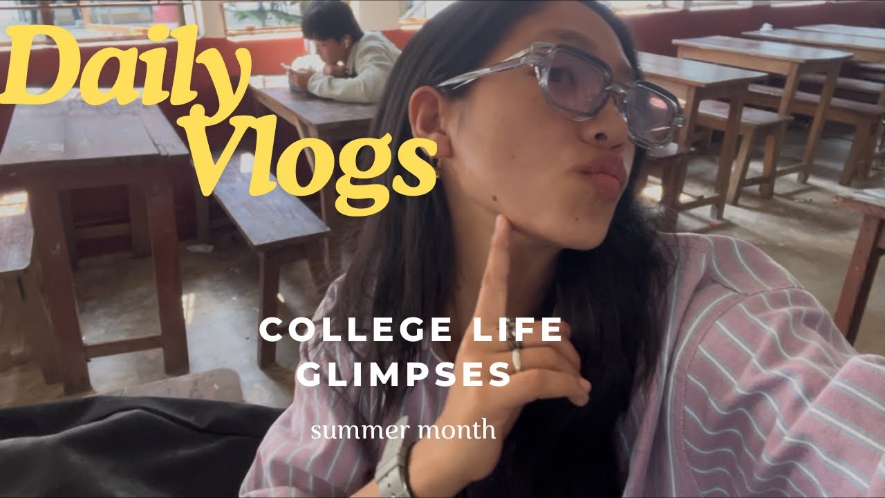 DAILY VLOG /// COLLEGE // summer month🥵