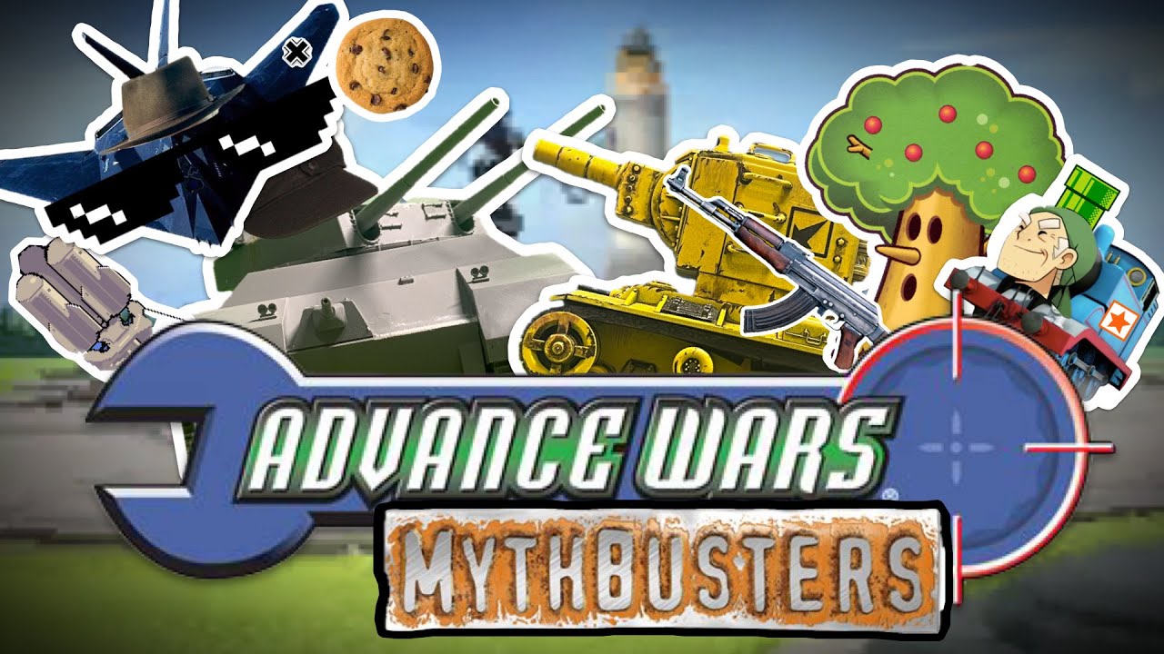 Advance Wars Mythbusting (Stop Motion featuring the Stealth fighter and Megatank )