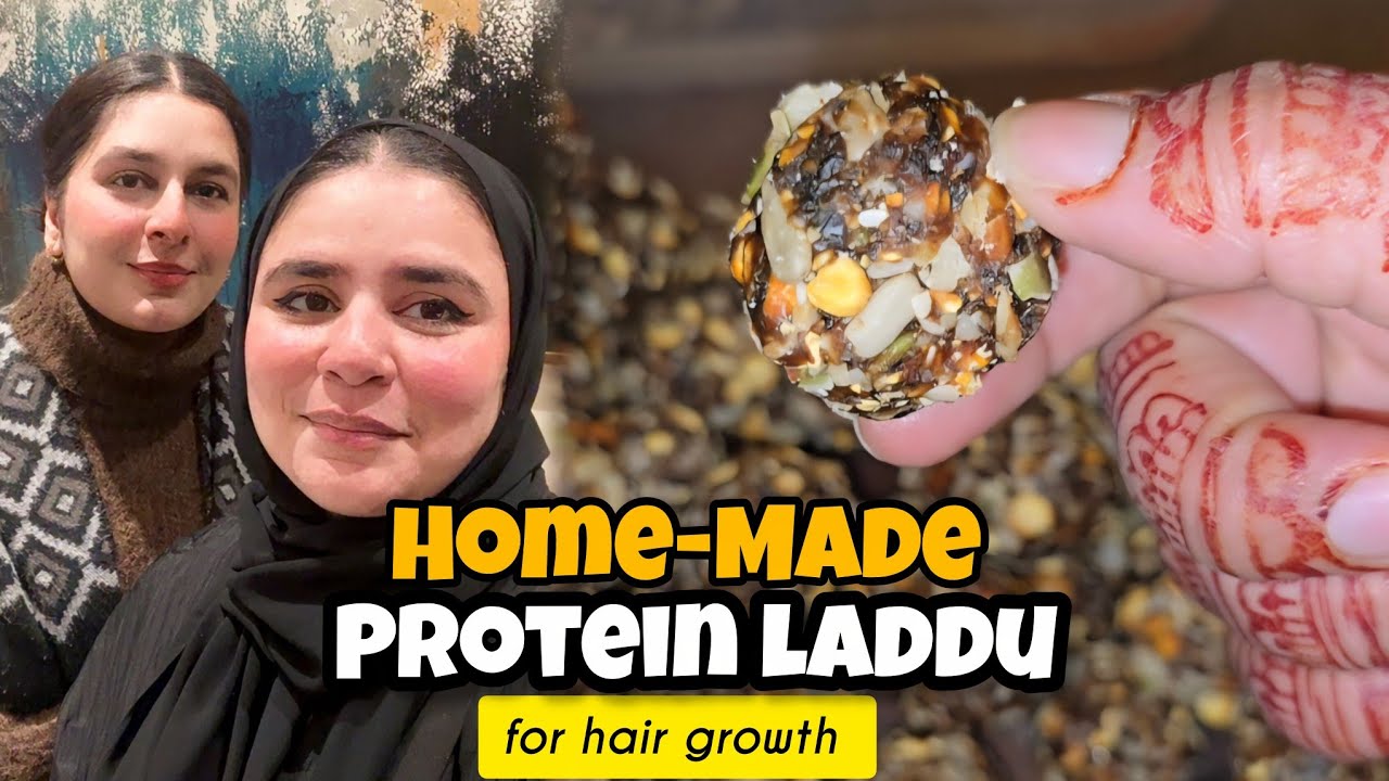 Homemade protein laddu for hair growth || My friend restaurant 