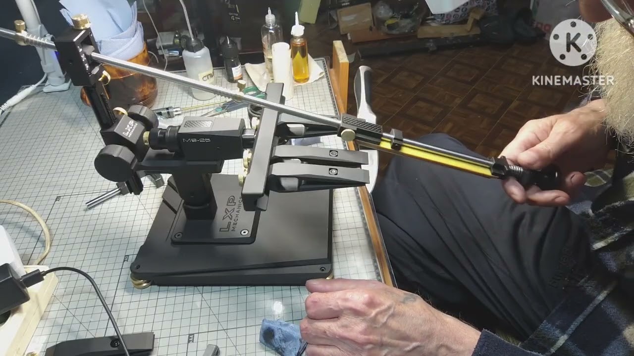 Первая заточка на LXP MC25. Испытание Яшмы на микро подводе. 