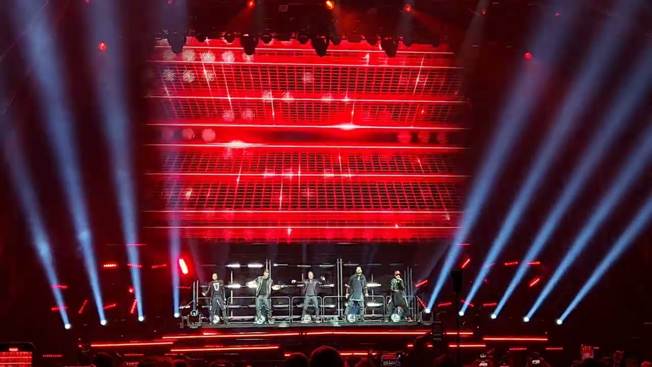 Backstreet Boys - Intro / I Wanna Be With You / The Call, Accor Arena, Paris, 8th October 2022