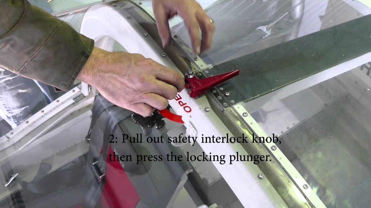 RV 12 Canopy Lock demo