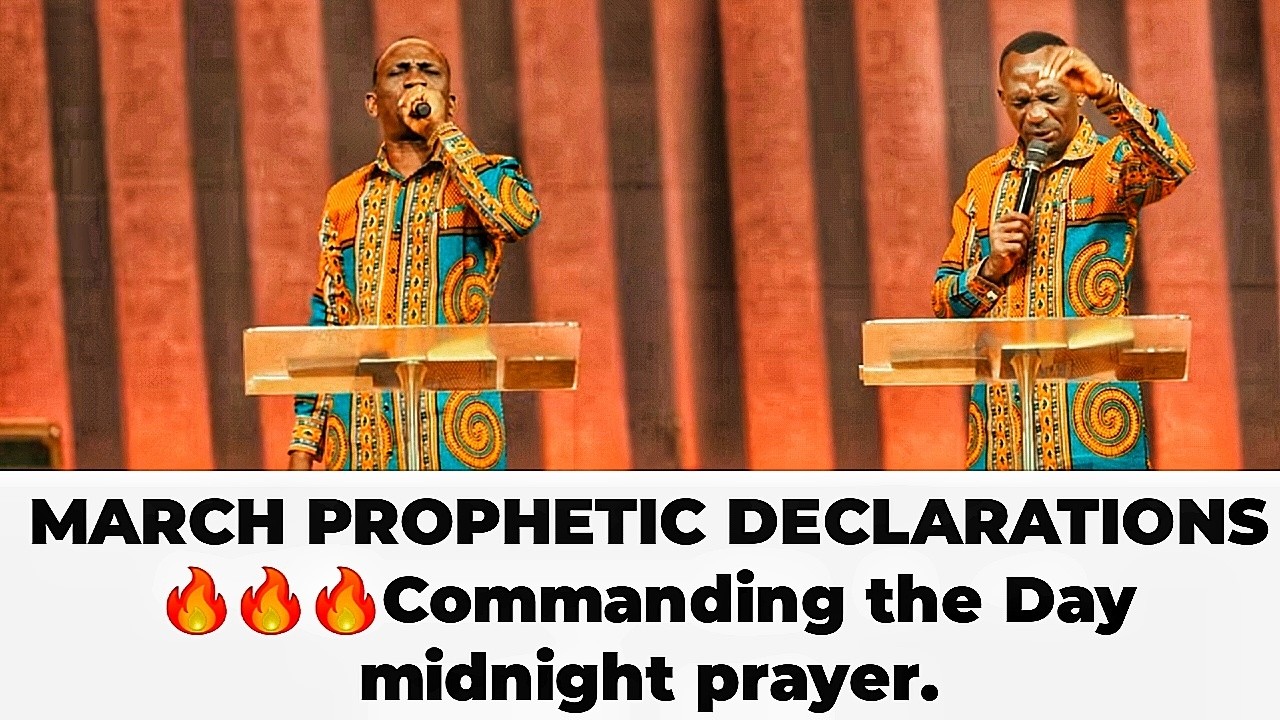 MARCH PROPHETIC DECLARATIONS COMMANDING THE DAY|01-03-2026|Dr Pastor Paul Enenche
