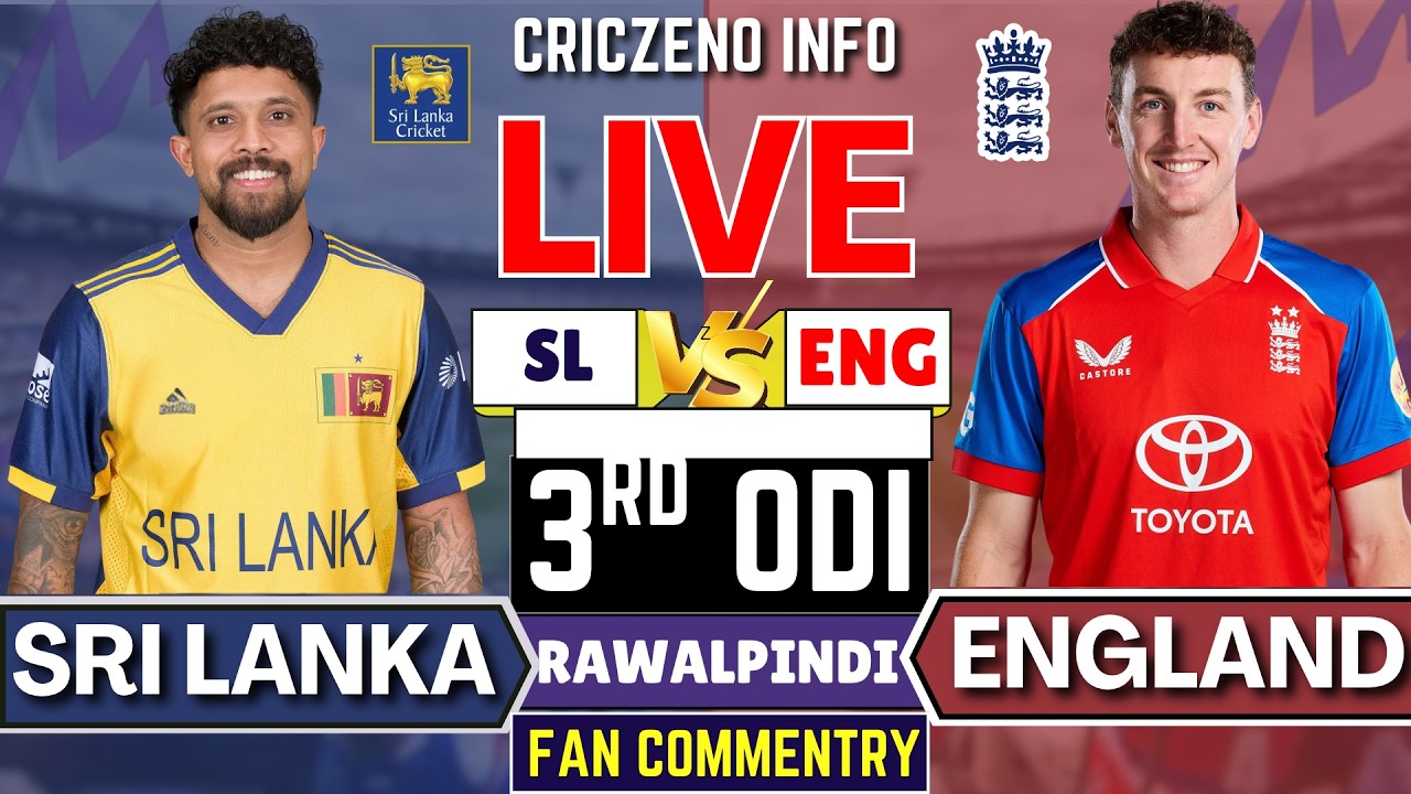 Sri lanka vs England 3rd ODI Match,2026 Live || Tri Series SL vs ENG Live Score Commentary