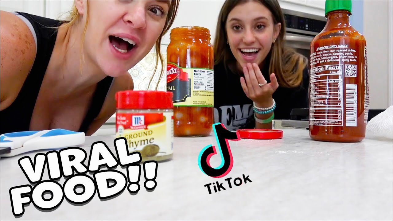 Trying Viral TikTok food with my MOM!!