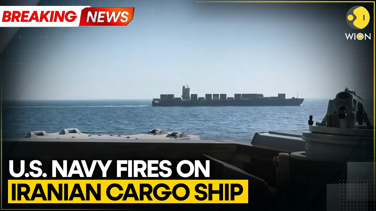 Breaking: US Marines Board Iranian Cargo Ship Touska in North Arabian Sea | WION