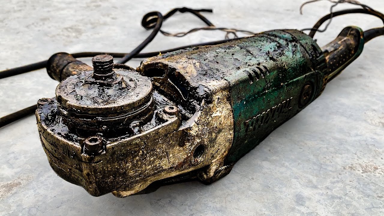 Ｍａｋｉｔａ восстановление старой угловой шлифовальной машины