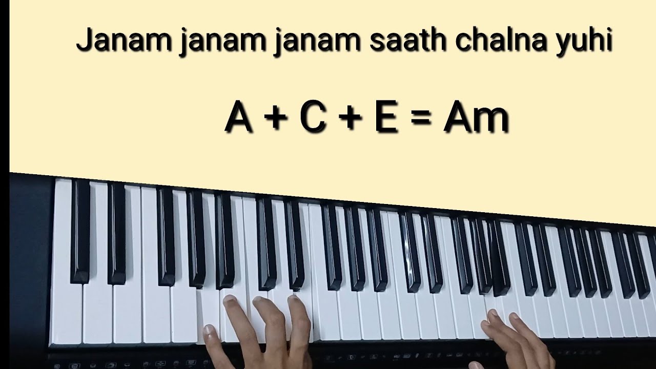 Janam Janam Tutorial(Chords+Melody) | Dilwale | Keyboard