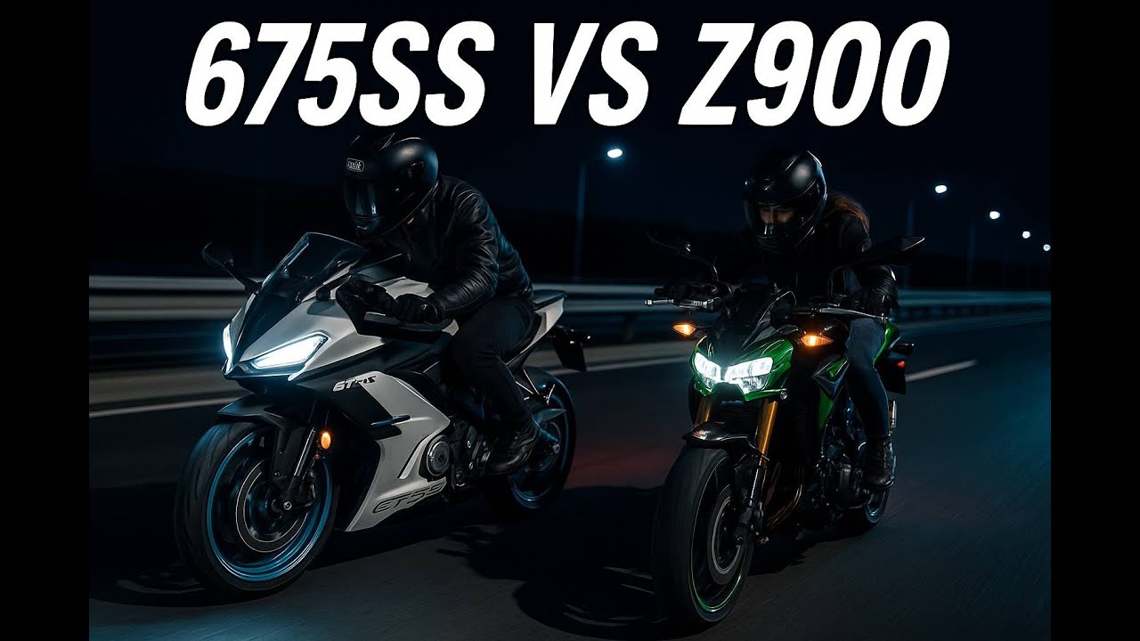 CF MOTO 675SS vs KAWASAKI Z900- This Drag Race Was Way Too Close!! Top Speed and Acceleration Test!!