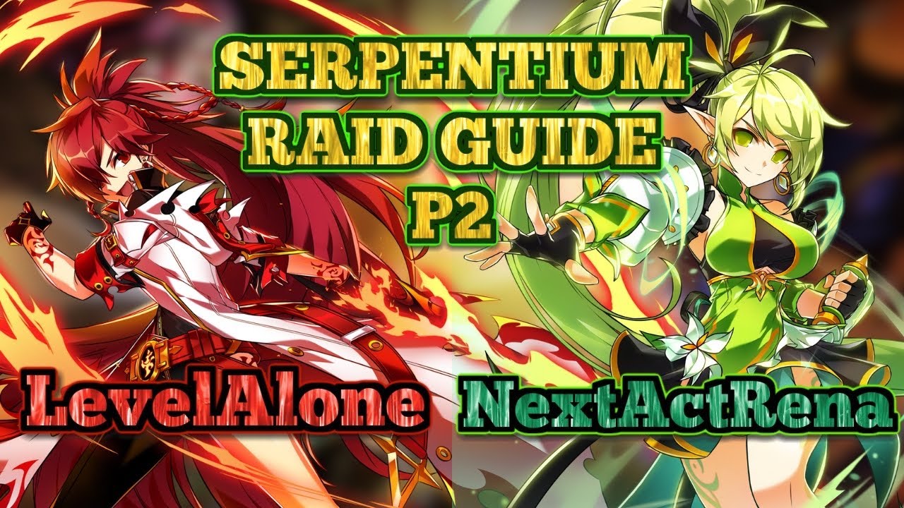 [Elsword NA] 20-4 Serpentium Tower Phase 2 Guide with LevelAlone and NextAct!