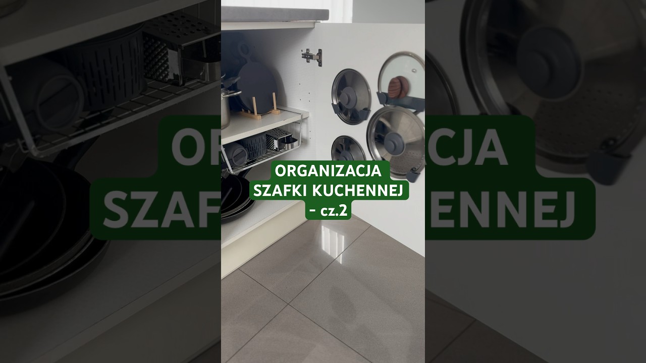 Organizacja szafki kuchennej - zostań ze mna a poznasz ciekawy spos&oacute;b #dom #lifehacks #lifeadvice